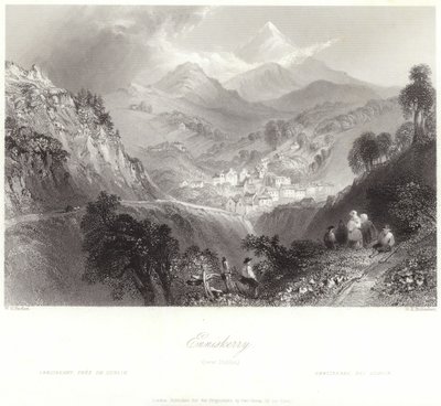 Enniskerry nella contea di Wicklow da William Henry Bartlett