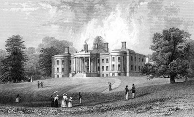 Felix Hall, Essex, inciso da Henry Adlard, 1833 da William Henry Bartlett