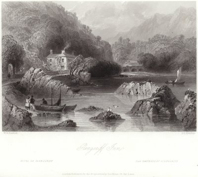Glengariff Inn nella contea di Cork da William Henry Bartlett
