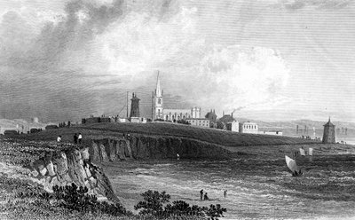 Harwich, Essex, inciso da Henry Adlard, c.1832 da William Henry Bartlett