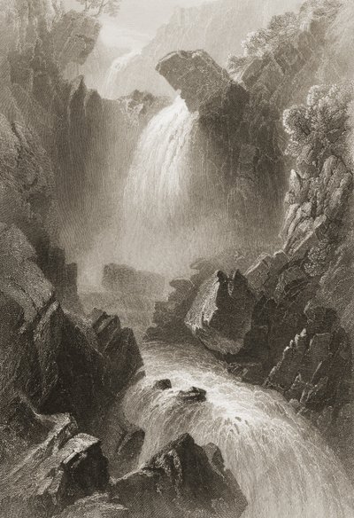 Testa della Valle del Diavolo, Contea di Wicklow, Irlanda, da 