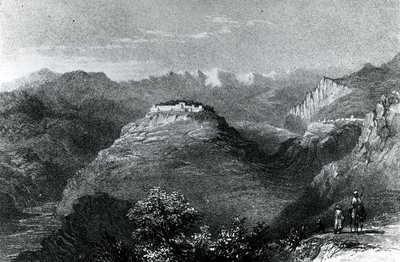Residenza di Lady Hester Stanhope a Joon, sul Monte Libano, 1845 da William Henry Bartlett
