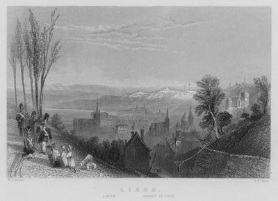 Liegi (incisione) da William Henry Bartlett