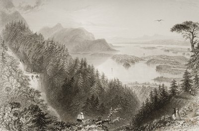 Laghi Inferiore e Turk, Contea di Killarney, Irlanda, da 