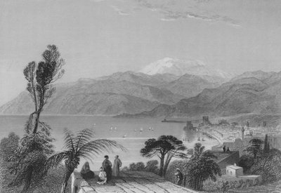 Monte Libano (incisione) da William Henry Bartlett