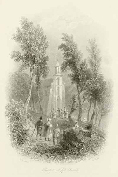 Chiesa del Pastore Neff da William Henry Bartlett