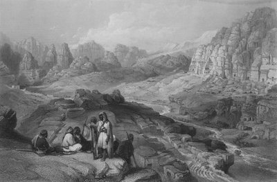 Petra, sito della città, Geremia XLIX da William Henry Bartlett