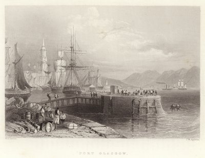 Port Glasgow da William Henry Bartlett