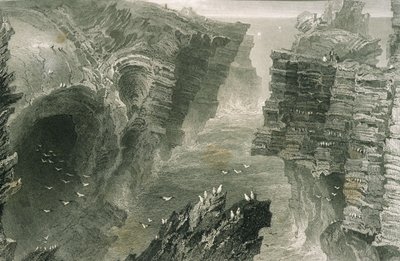 Puffin Hole a Kilkee, contea di Clare, Irlanda, da 
