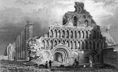 Priorato di San Botolph, Colchester, Essex, inciso da Samuel Lacey, 1832 da William Henry Bartlett