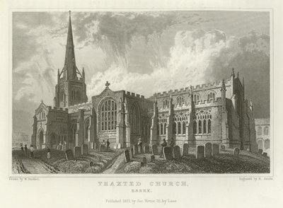 Chiesa di Thaxted, Essex da William Henry Bartlett