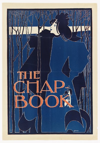 La Signora Blu, poster per The Chap-Book da William Henry Bradley