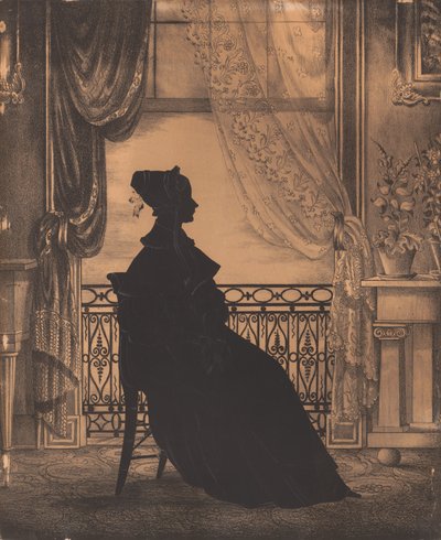 Ritratto di una Donna davanti a una Finestra, prima del 1860 da William Henry Brown