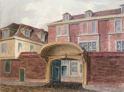 Ingresso alla Old Winchester House da William Henry Browne