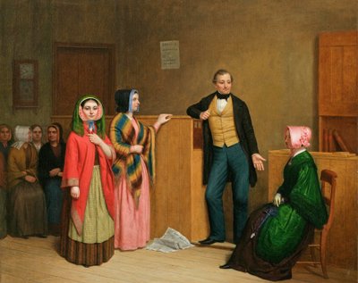 Un ufficio di collocamento femminile da William Henry Burr