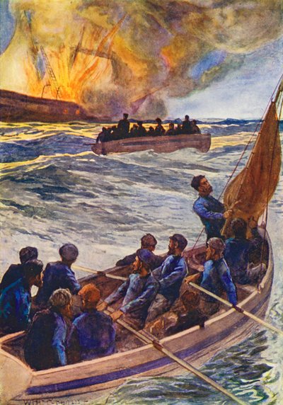 Illustrazione per Il mondo di ghiaccio o la crociera baleniera del Delfino da William Henry Charles Groome
