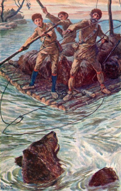 Jake lanciò un cappio sulla testa del grizzly da William Henry Charles Groome