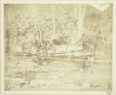 Un Ruscello di Montagna che Scorre ai Piedi del Castello di Doune da William Henry Fox Talbot