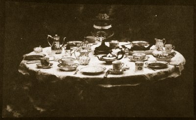 Una tavola elegantemente apparecchiata, c.1841 da William Henry Fox Talbot