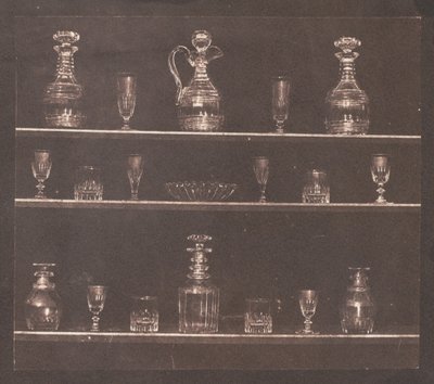 Articoli di vetro, 1844 da William Henry Fox Talbot