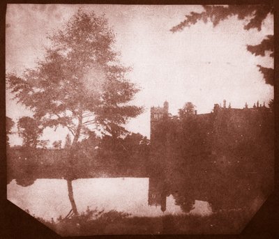 Abbazia di Lacock in riflesso, c.1840 da William Henry Fox Talbot