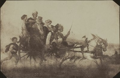 Trasporto napoletano - Copia di un dipinto all