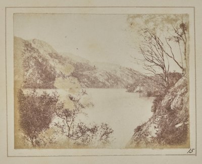 Paesaggio di Loch Katrine da William Henry Fox Talbot