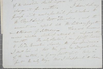 Lettera firmata da William Henry Fox Talbot a James David Forbes, 1839 da William Henry Fox Talbot