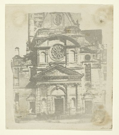 St. Etienne du Mont, Facciata da William Henry Fox Talbot