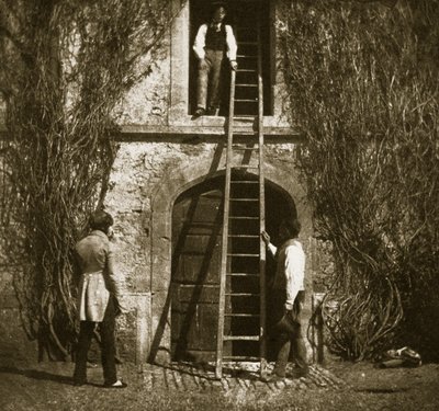 La scala, aprile 1844 da William Henry Fox Talbot