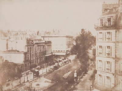 Veduta dei boulevard a Parigi da William Henry Fox Talbot