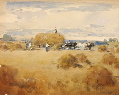 Scena di fienagione da William Henry Holmes