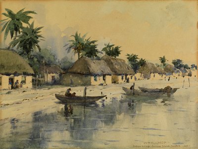 Villaggio Indiano, Isola di Cozumel, Yucatan da William Henry Holmes