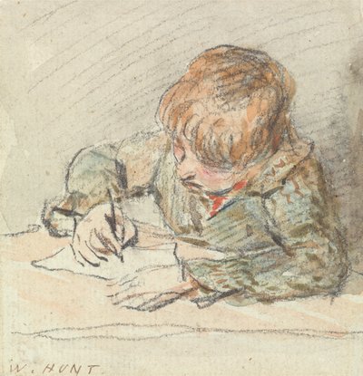 Un Ragazzo che Scrive da William Henry Hunt