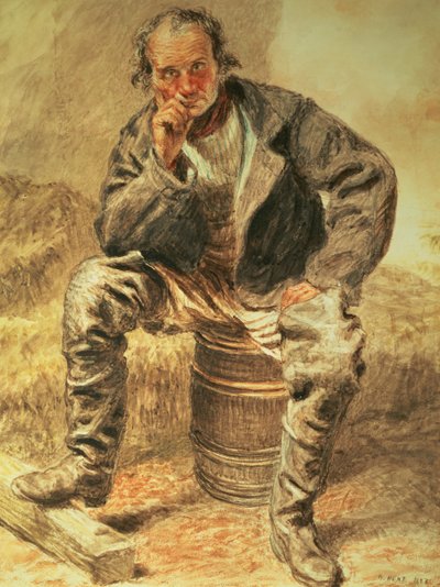 Un pescatore di ostriche, 1827 da William Henry Hunt