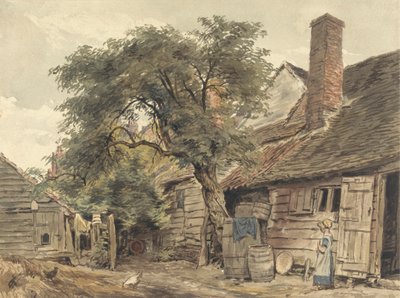 Cortile di un cottage da William Henry Hunt