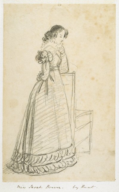 Miss Sarah Bown, poi moglie di Sir Joseph Paxton da William Henry Hunt
