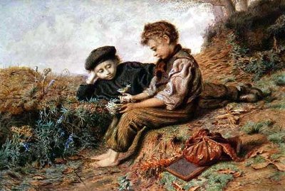 Scolari con un nido rubato da William Henry Hunt