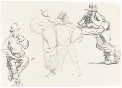 Studi di una figura maschile da William Henry Hunt