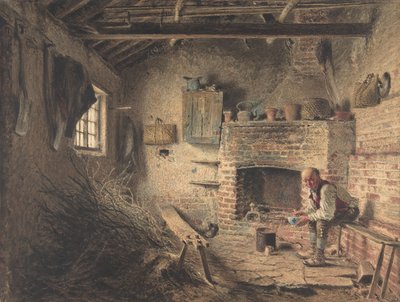 La colazione del taglialegna Il pasto del raccoglitore di rami, ca. 1832-34 da William Henry Hunt