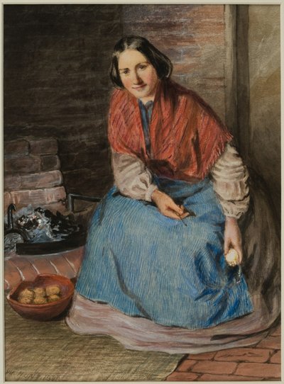 Donna che Sbuccia Mele da William Henry Hunt
