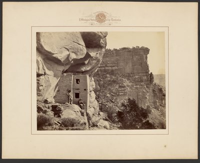 Rovine antiche nel Cañon del Mancos, Colorado da William Henry Jackson