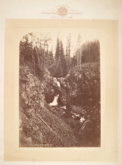 Cascate ad arco ai piedi del Monte Blackmore M.T. da William Henry Jackson