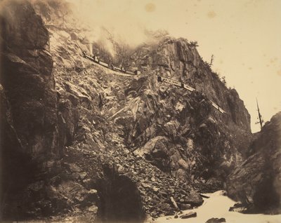 Cañon del Rio las Animas, c. 1882-1886 da William Henry Jackson