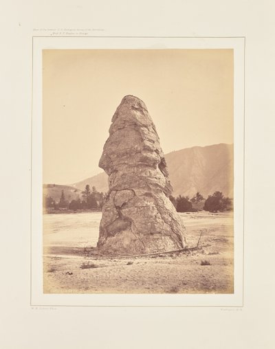 Cappello della Libertà, Mammoth Hot Springs da William Henry Jackson
