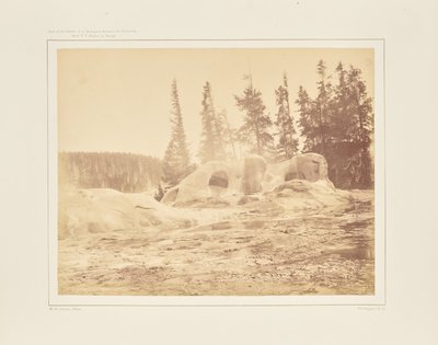 Cratere del geyser Grotto da William Henry Jackson