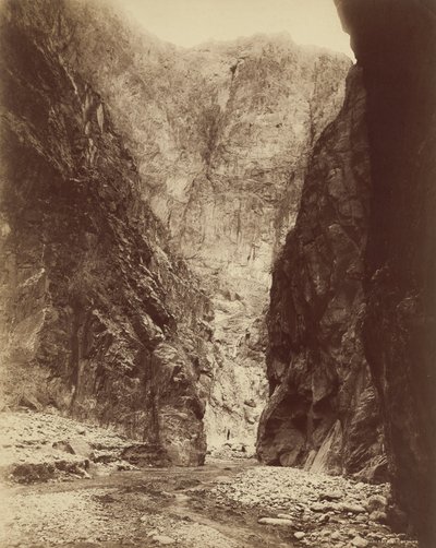 Diamond River Canyon, 1885 (foto) da William Henry Jackson