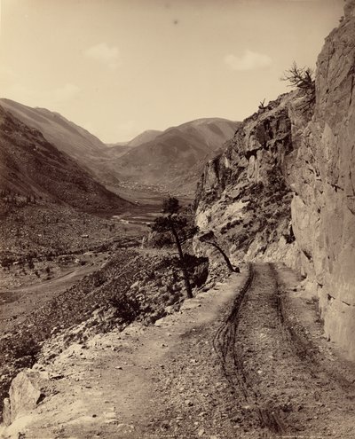 Georgetown, Colorado, dal Democratic Mountain da William Henry Jackson
