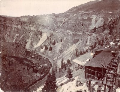 Gilman e il Canyon del Fiume Eagle, c.1880-90 da William Henry Jackson