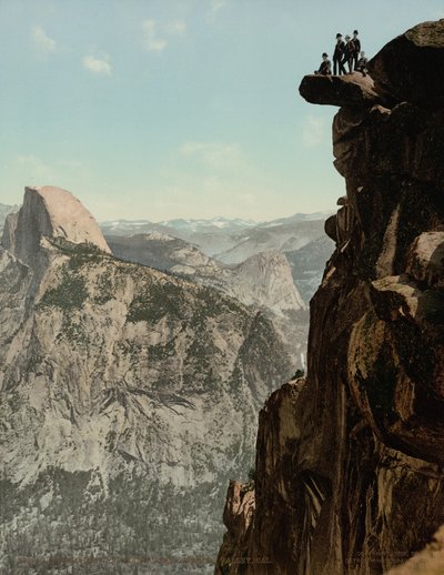 Glacier Point e South Dome, Yosemite Valley, California, pubblicato nel 1898 (foto) da William Henry Jackson